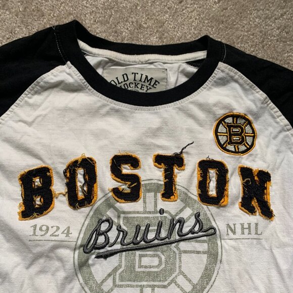 Boston Bruins Black and White Long Sleeve - Picture 3 of 6